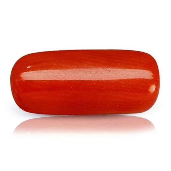 Natural Red Italian Original Red Coral Moonga Certifed 4.25 Ratti To 15.25 Ratti Astrological Purpose Loose Gemstone